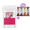1 x 1000 g Whey 82 Protein Plus + 24 x 40 g Kazeínová tyčinka s vápnikom Gam´s (čokoláda/mix príchutí)