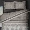 Francúzske bavlnené obliečky | Elegant / hnedá