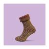 Zdravotné ponožky s uvoľneným lemom Karpathia "Melanž" | Veľkosť: 36-38 | Červená