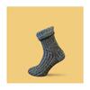Zdravotné ponožky s uvoľneným lemom Karpathia "Melanž" | Veľkosť: 36-38 | Sivá / zelená