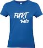 Dámske bavlnené tričko "Furt dačo" | Veľkosť: L | Kráľovská modrá