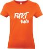 Dámske bavlnené tričko "Furt dačo" | Veľkosť: M | Oranžová