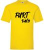 Pánske bavlnené tričko "Furt dačo" | Veľkosť: S | Žltá