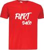 Pánske bavlnené tričko "Furt dačo" | Veľkosť: S | Červená