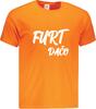 Pánske bavlnené tričko "Furt dačo" | Veľkosť: S | Oranžová
