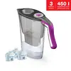 2,3 l Filtračná kanvica Laica Lucia + 3 ks filtru Bi-flux | Fialová / J9062A1