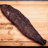 3-dielna Darčeková sada Biltong "Nakrájaj si sám" (300 g mäso / doska na krájanie / nôž)