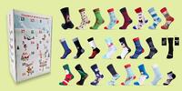 Adventný kalendár s ponožkami (unisex) | Veľkosť: 35-38