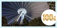 Otvorený peňažný poukaz na konzumáciu v UFO bare v hodnote 100€ + vstup na vyhliadku UFO pre 4 osoby