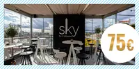 Otvorený peňažný poukaz na konzumáciu v hodnote 75€ + welcome drinky zdarma