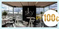 Otvorený peňažný poukaz na konzumáciu v hodnote 100€ + welcome drinky zdarma