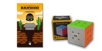 2-dielny SET: Kartová hra Bandido + Rubikova kocka QiYi Warrior S 6 Colors