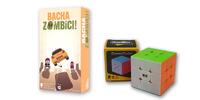 2-dielny SET: Kartová hra Bacha Zombíci! + Rubikova kocka QiYi Warrior S 6 Colors