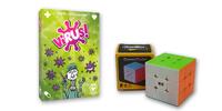 2-dielny SET: Kartová hra Virus! + Rubikova kocka QiYi Warrior S 6 Colors