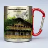 300 ml Turistický nerezový termohrnček "Zamkovského chata" | Strieborná