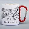 300 ml Turistický nerezový termohrnček "Čaj s umom" | Biela