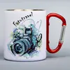 300 ml Turistický nerezový termohrnček "Fototravel" | Biela