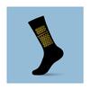 Zdravotné ponožky s glitter ozdôbkou Glitter "Karpathia" | Veľkosť: 36-38 | Čierna