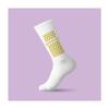 Zdravotné ponožky s glitter ozdôbkou Glitter "Karpathia" | Veľkosť: 36-38 | Biela