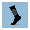 Zdravotné ponožky s glitter ozdôbkou Glitter "2020" | Veľkosť: 36-38 | Čierna