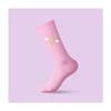 Zdravotné ponožky s glitter ozdôbkou Karpathia "Motýľ" | Veľkosť: 36-38 | Ružová