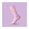 Zdravotné ponožky s glitter ozdôbkou Karpathia "Kvet" | Veľkosť: 36-38 | Ružová