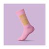 Zdravotné ponožky s glitter ozdôbkou Glitter "Karpathia" | Veľkosť: 36-38 | Ružová