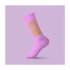 Zdravotné ponožky s glitter ozdôbkou Glitter "Karpathia" | Veľkosť: 36-38 | Fialová