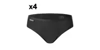 4 x Dámske absorpčné nohavičky ALIA | Veľkosť: XXS | Čierna
