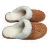Dámske kožené papuče s ovčou vlnou (model Monča) | Veľkosť: 36