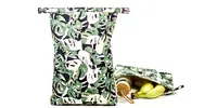 Vodeodolný rolovací vak značky Green Smile | Čierna monstera