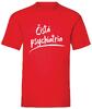 Pánske bavlnené tričko "Čistá psychiatria" | Veľkosť: S | Červená