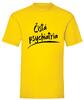 Pánske bavlnené tričko "Čistá psychiatria" | Veľkosť: S | Žltá