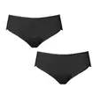2 x Menštruačné nohavičky Love Luna Midi | Veľkosť: XS | Čierna