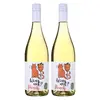 Jemne perlivý vínny nápoj Wine Not "Peach" | Balenie: 2 fľaše