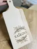 Doska na krájanie "KVETINOVÝ RÁMČEK" s vlastným menom