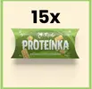 15 x 65 g Balenie proteínových tyčiniek značky "Ryska Proteínka" | Pistácia s bielou čokoládou