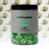 Popcorn v originálnom sklenenom balení (kiwi) | Balenie: 50 g