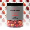 Popcorn v originálnom sklenenom balení (jahoda) | Balenie: 50 g