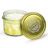 180 ml Vonná sójová sviečka s kryštálom "Krištáľ" (pečená vanilka)