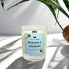 180 g Handmade sójová sviečka s dreveným knôtom "Kokosy z ostrova"
