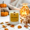 180 g Handmade sójová sviečka s dreveným knôtom "Tekvicový koláč"