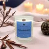 180 g Handmade sójová sviečka s dreveným knôtom "Hviezdna noc"
