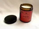 180 g Handmade sójová sviečka s dreveným knôtom "Varené víno"