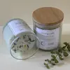 125 g Ručne vyrobená sójová sviečka "Citrus & rozmarín"