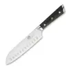 Nôž šéfkuchára Santoku "Delliger German Black Samurai" (178 mm)