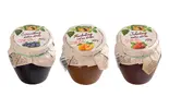 3 × 200 g Set džemov s brezovým cukrom a stéviou (mix 3 príchutí)