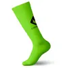 Kompresné cyklistické podkolienky Karpathia | Veľkosť: 35-38 | Neónovo zelená