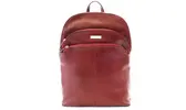 Kvalitný dámsky kožený batoh značky Arwel "Model 2" | Červená