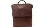 Kvalitný dámsky kožený mestský batoh značky Arwel "Model 3" | Hnedá
